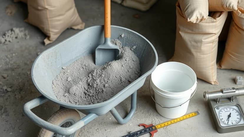 Så blandar du betong med 0-16 rätt