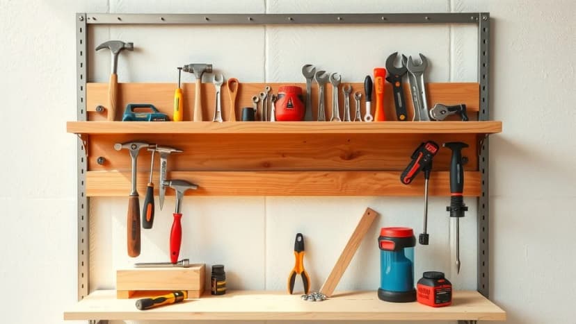 Så bygger du en arbetsbänk mot vägg