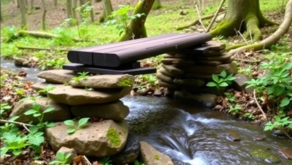 Så bygger du en bro över bäcken