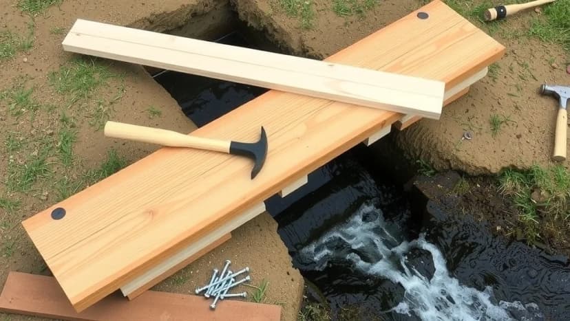 Hur bygger man en bro över diken