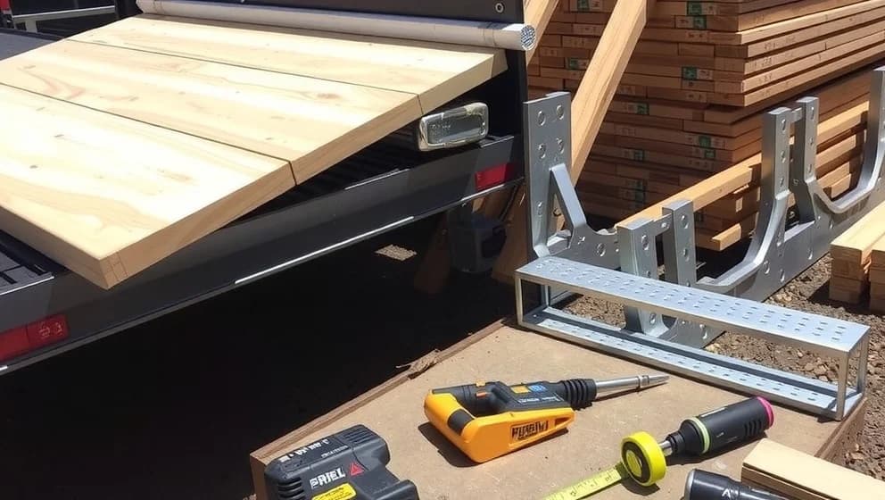 Bygga ramp till släpvagn själv