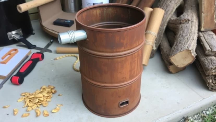 Så bygger du rök av oljefat hemma