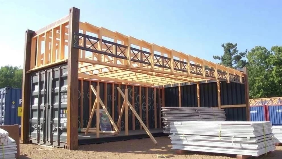 Så bygger du tak på din container