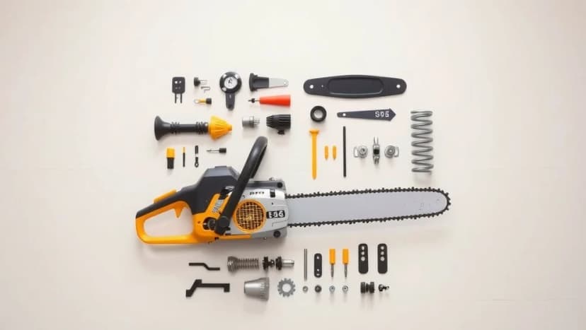 Husqvarna motorsåg 55 sprängskiss och delar