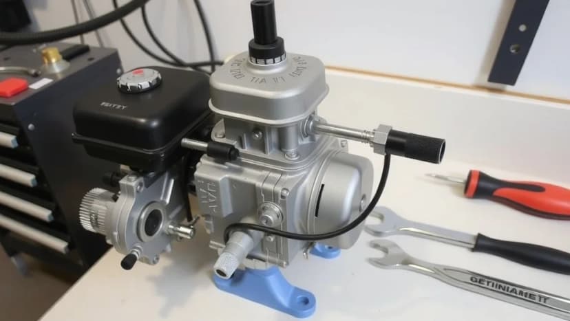 Justera varvtalsregulator på Briggs Stratton