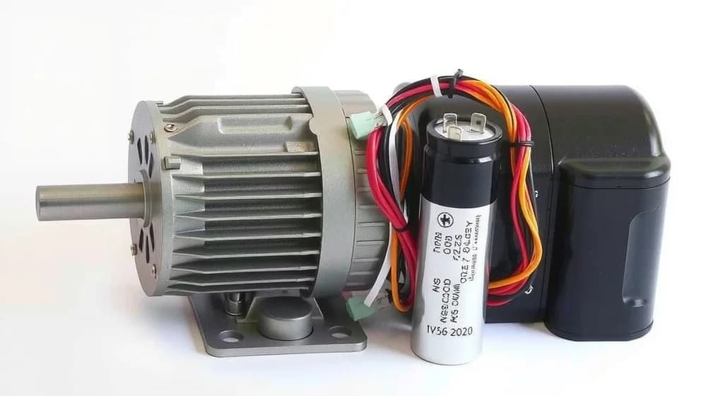 Hur kopplar man en 1 fas motor med kondensator