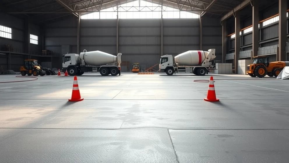 Vad kostar det att gjuta en platta för maskinhall