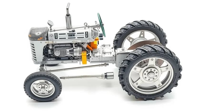 Massey Ferguson 35 sprängskiss och delar förklarade