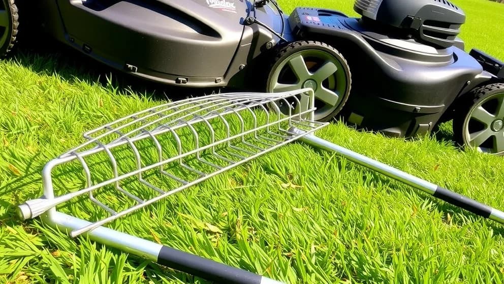 Mossrivare till gräsklippare på Biltema