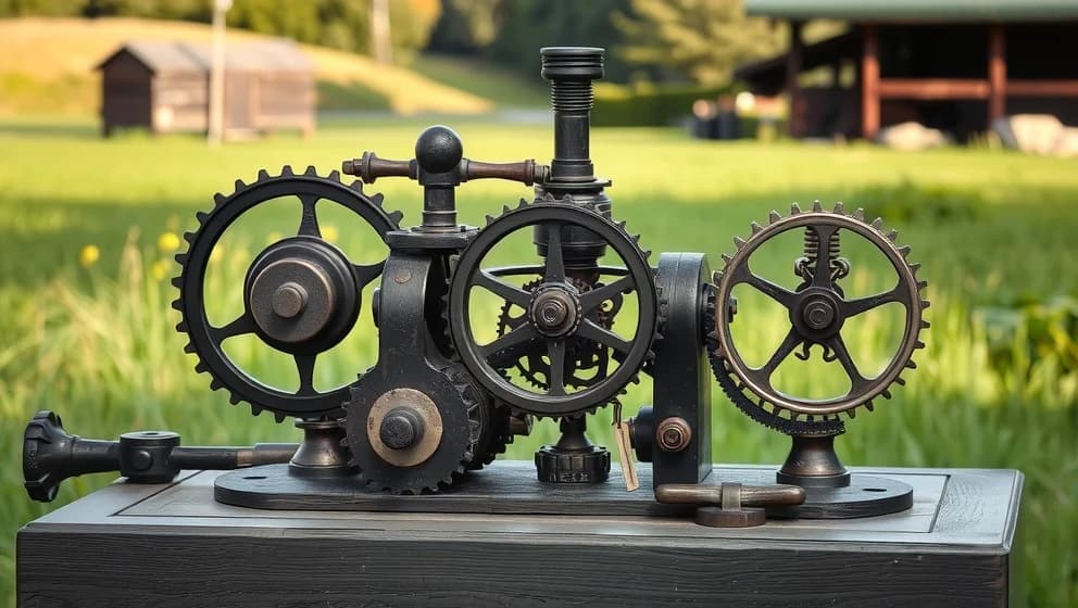 Sven Åkes maskin i Ramsele väcker nyfikenhet